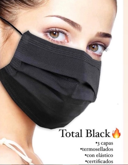 BARBIJOS NEGROS PACK X 10