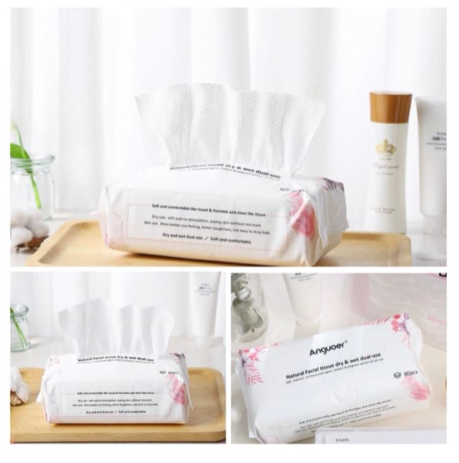 TOALLAS TELA PARA LIMPIEZA FACIAL X 80U