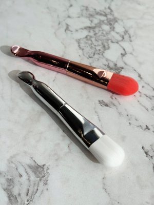 PINCEL PARA MASCARAS CON ESPATULA METALIZADO