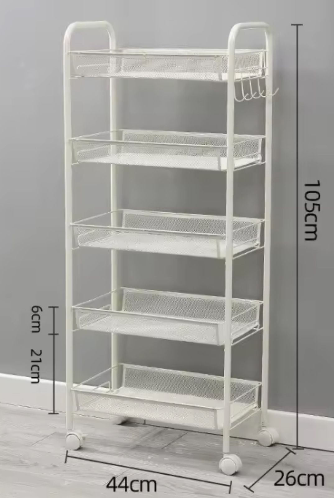 CARRITO ORGANIZADOR PARIS 5 NIVELES