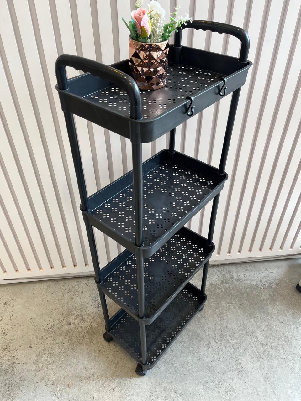 CARRITO PLASTICO 4 PISOS