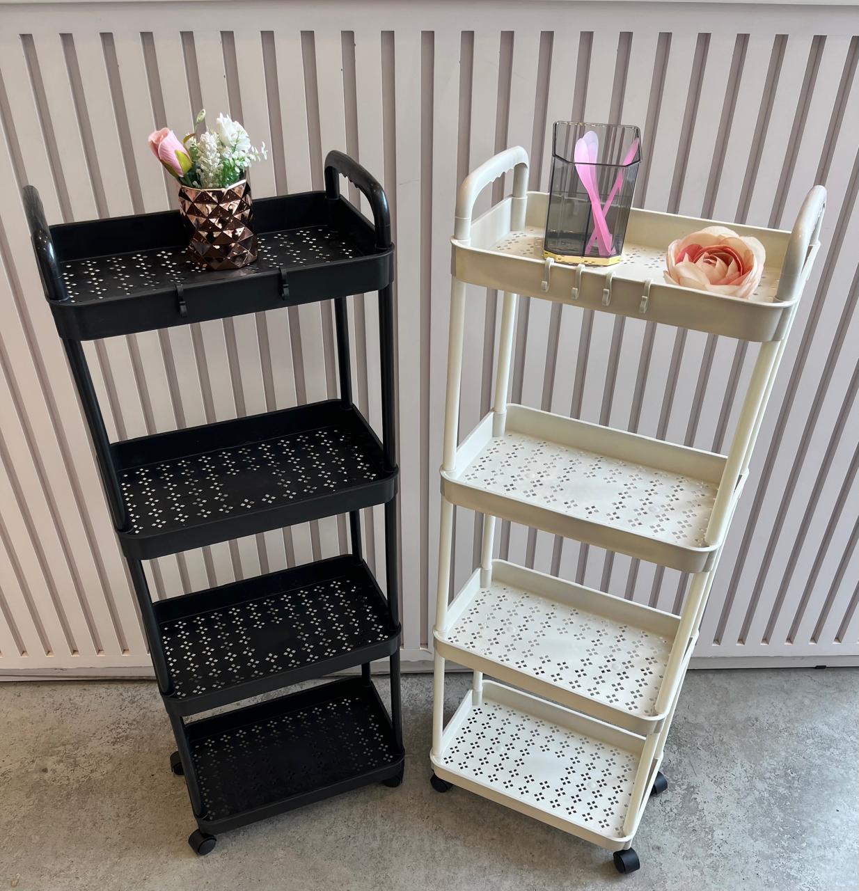 CARRITO PLASTICO 4 PISOS