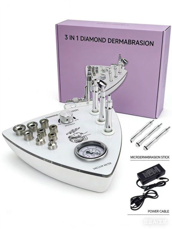 PUNTA DE DIAMANTE 3 EN 1 + OXIGENO TERAPIA