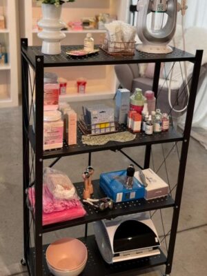 ESTANTERIA CON RUEDAS VENECIA 4 ESTANTES