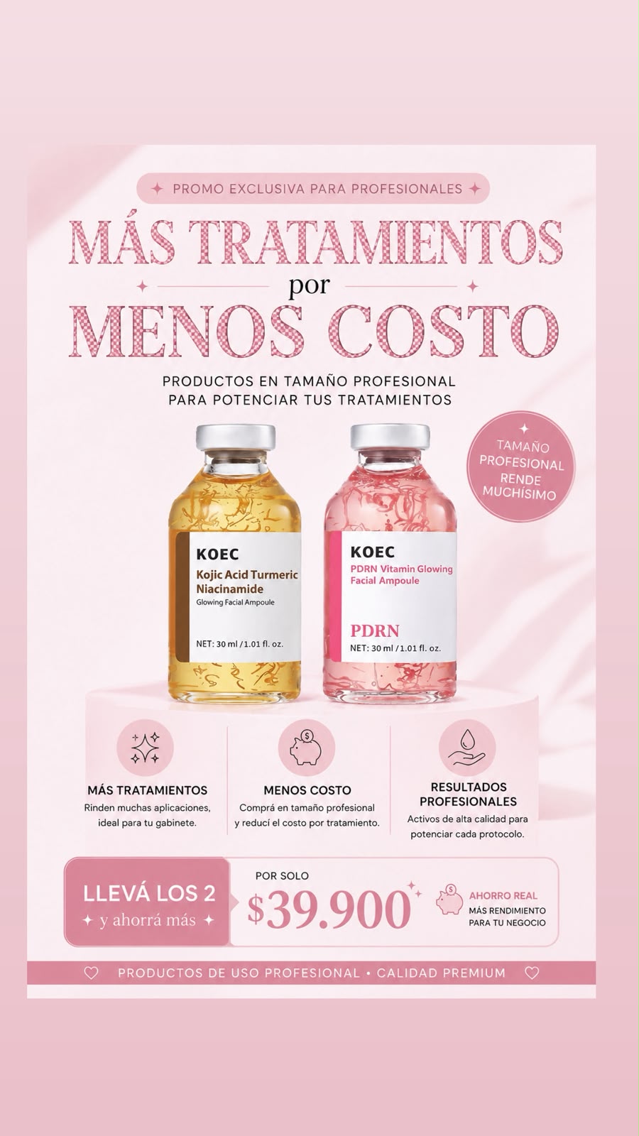 COMBO KOJICO + PDRN KOEC 30ML