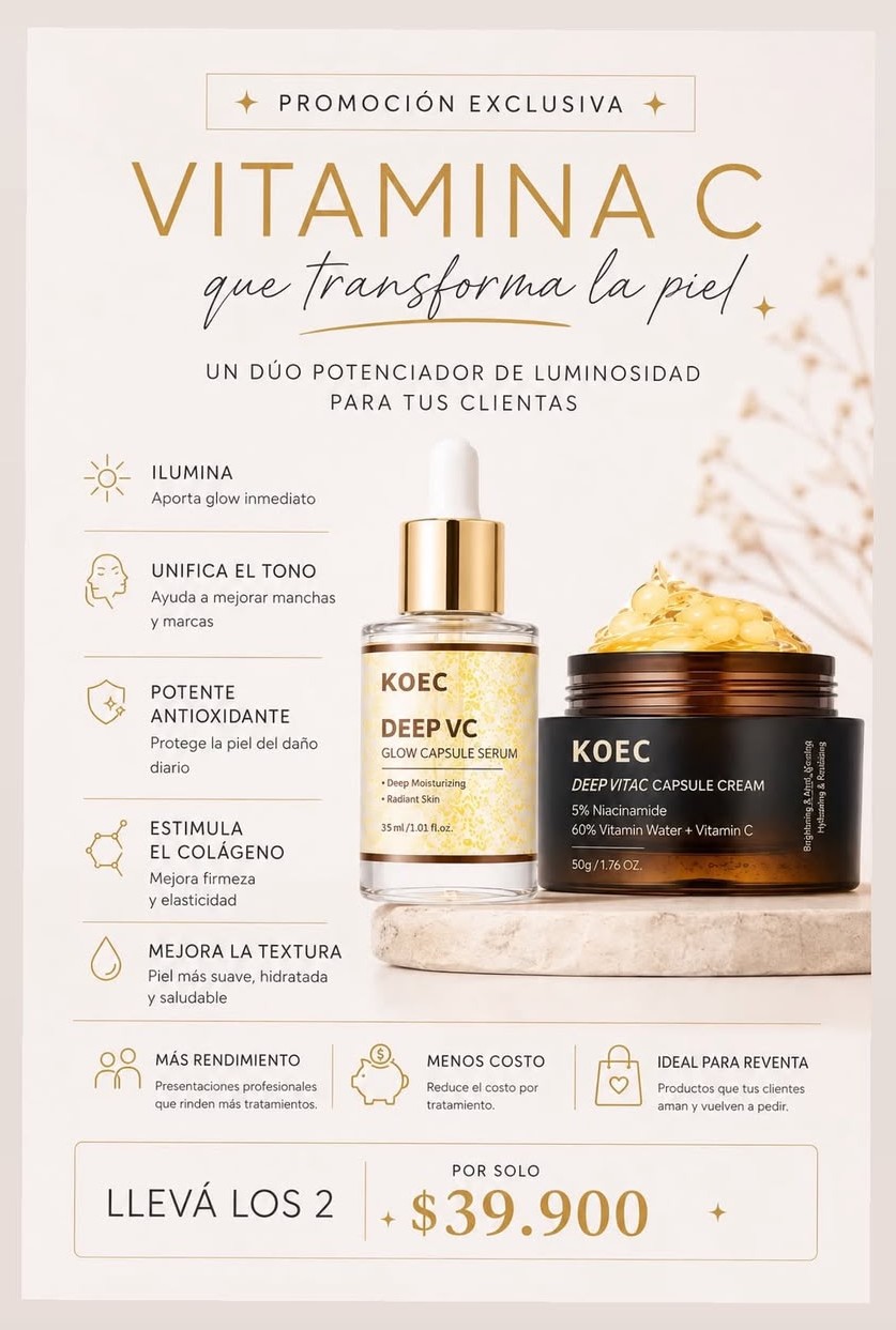 COMBO VITAMINA C + NIACINAMIDA