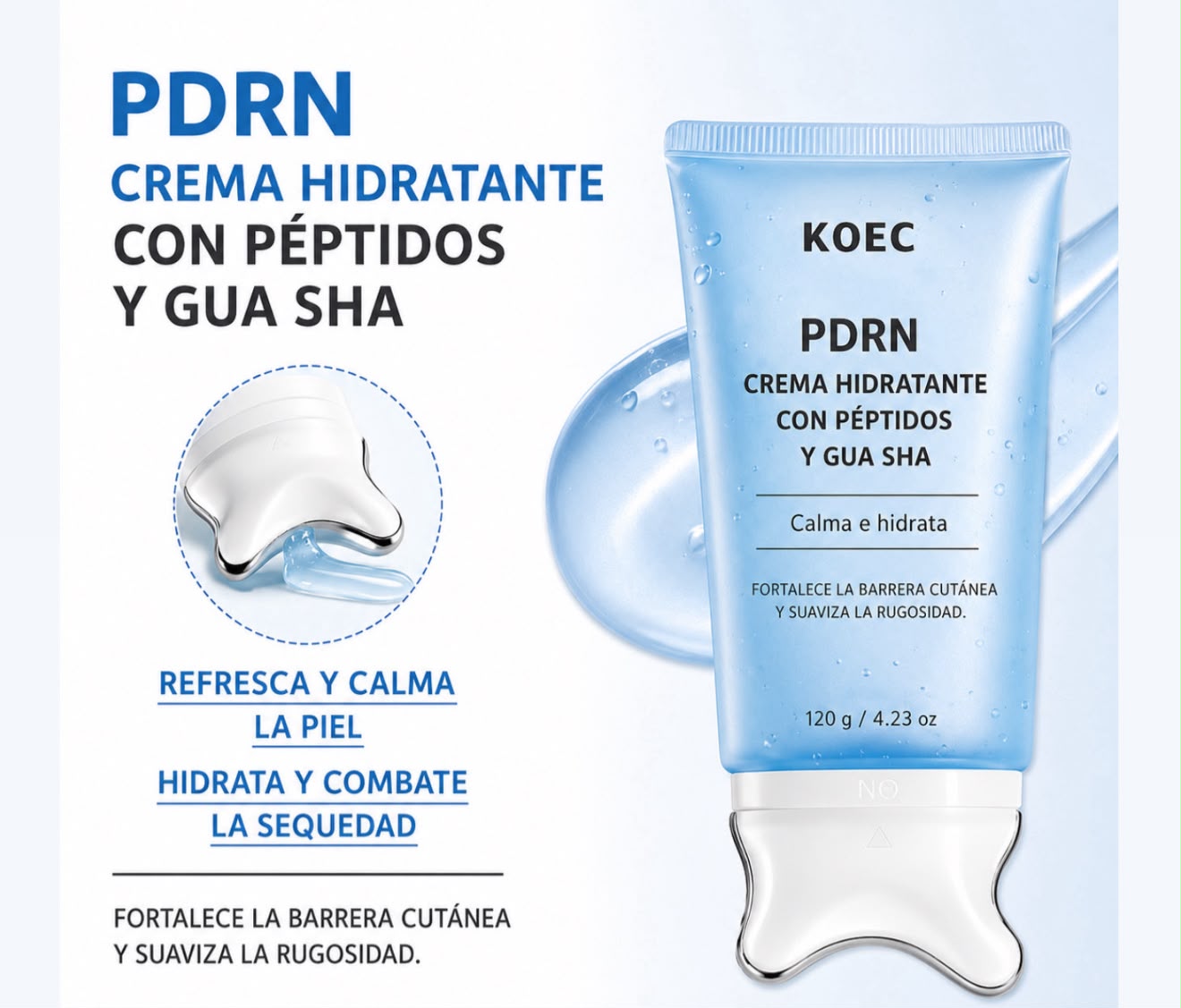 CREMA HIDRATANTE PEPTIDOS CON GUASHA KOEC