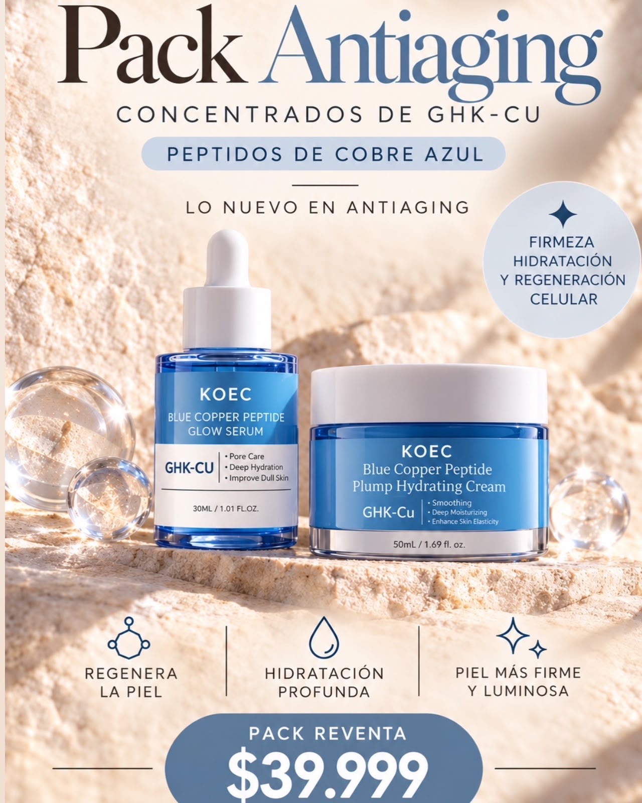 PROMO – COMBO GHK-CU – LO NUEVO EN LONGEVIDAD