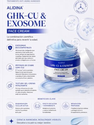CREMA GHK-CU EXOSOMA 50 G AZUL