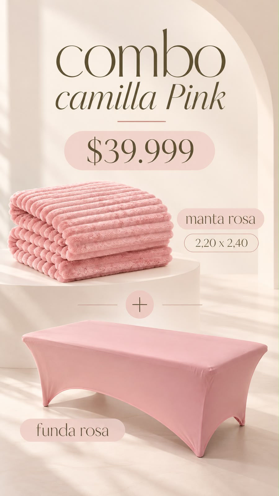 COMBO CAMILLA PINK - PROMO VIERNES, SABADO Y DOMINGO -